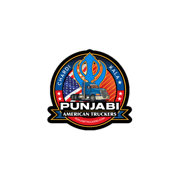 Punjabi American Truckers Sticker